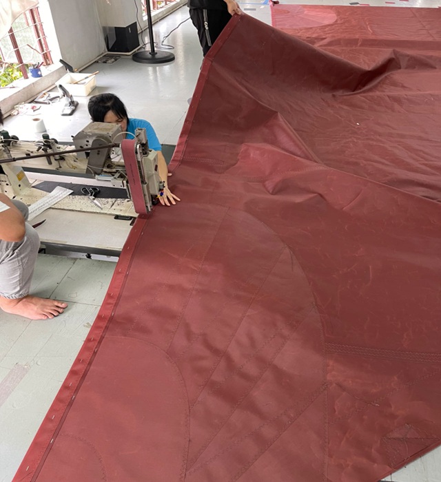 Sailmaking workshop team